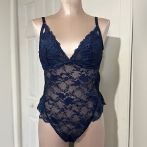 NEW! Navy Lace Bodysuit